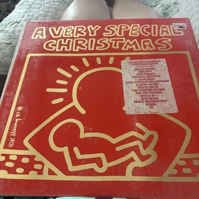 CHRISTMAS - A Very Special: LP 1987 promo A&M SP-3911 - KEITH HARING Foto 1 de 4