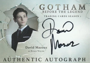 Cryptozoic Gotham Season 1 David Mazouz Autograph DM Bruce Wayne - Picture 1 of 1