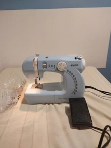 Kenmore Mini Ultra Sewing Machine Baby Blue W/ Pedal Model 385 1120 6300’ - Picture 1 of 8