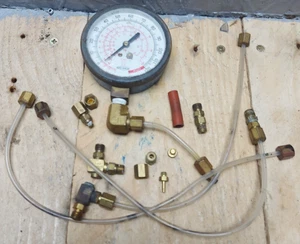 Vintage UNIWELD Vakuum & Manometer R12 R22 R502 Made In USA ungetestet - Bild 1 von 6