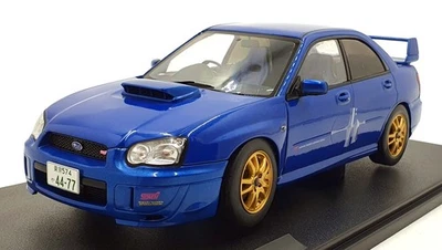 Solido 1/18 Scale S1812301 - 2003 Subaru Impreza WRX STI - Sonic Blue - Image 1 of 4