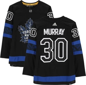Matt Murray Toronto Maple Leafs Signed Black Alternate Adidas Authentic Jersey - Picture 1 of 5