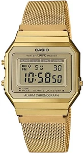 Casio Standard A700WMG-9A Watch Digital Gold - Picture 1 of 6