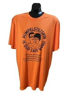 Rumpelstiltskin Is Our Safe Word Ragnar Trail TX 2019 Team Shirt Hanes Cool DRI - Picture 1 of 7
