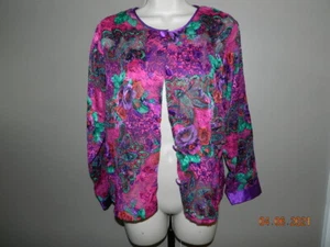 Vintage Victoria's Secret Gold Label Gr. S transparentes Shirt Pyjama Oberteil Schmucktöne - Bild 1 von 4
