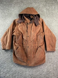 VTG Wilsons Adventure Bound Suede Leather Jacket Mens M Quilt Vest Lined - Picture 1 of 20
