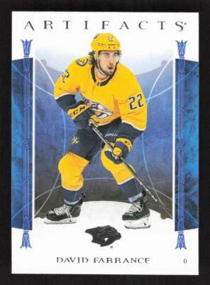 2022-23 Upper Deck Artifacts #24 David Farrance Nashville Predators - Image 1 of 2