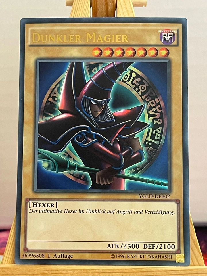 Dunkler Magier YGLD-DEB02 Ultra Rare Deutsch NM YUGIOH - Bild 1 von 1