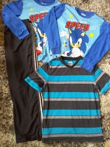 Boys Size 13/14 Lot 2 Sonic Shirts/TONY HAWK SHIRT/JOGGER PANTS NWOT - Picture 1 of 3