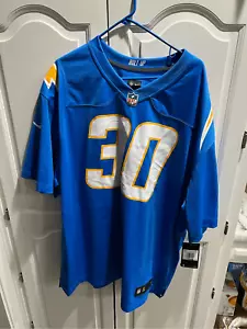 Men's Nike Austin Ekeler Powder Blue Los Angeles Chargers Game Jersey #30 SZ3XL - Picture 1 of 10