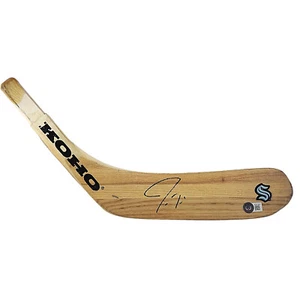 Jordan Eberle Auto Hockey Stick Seattle Kraken Beckett Auth Autograph COA Proof - Picture 1 of 5