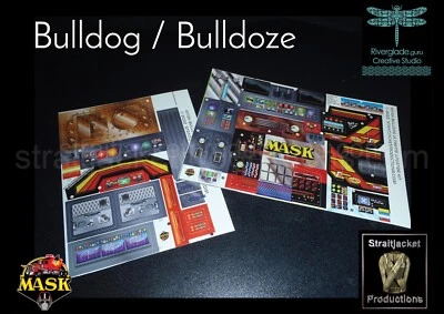 MASCARILLA M.A.S.K. Kit de calcomanías adhesivas personalizadas Bulldog/Bulldoze Ultimate Upgrade Foto 1 de 4