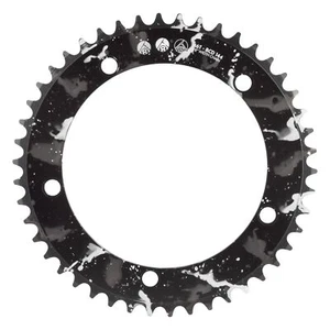 ORIGIN8 CHAINRING OR8 SPLAT TRK 144mm 46T ALY 1/8 BK-ANO w/SL/WH - Picture 1 of 1