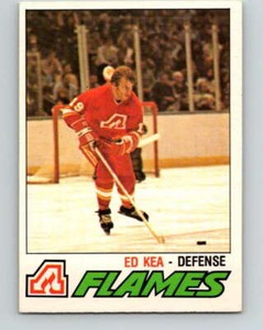 (HCW) 1977-78 O-Pee-Chee #301 Ed Kea  Atlanta Flames V15080