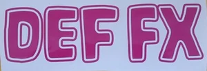 DEF FX VINYL STICKER 200mm long - Picture 1 of 2
