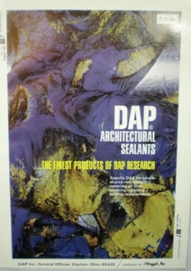 DAP Inc Dicks Armstrong Pontius Catalog ASBESTOS Architectural Caulk 1972 - Picture 1 of 3