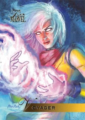 VOYAGER / 2019 Fleer Flair Marvel Annual BASE Trading Card #84 - Image 1 of 2