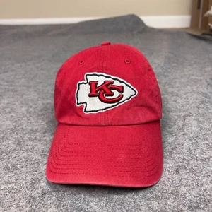 Kansas City Chiefs Mens Hat Small Fitted Red Cap Logo Football NFL Sports Dad - Picture 1 of 9