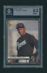 1994 Classic Michael Jordan #1 BGS Beckett 8.5 NM-MT+ Chicago Bulls GOAT