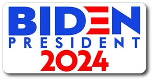 BIDEN JOE FOR PRESIDENT 2024 KAMPAGNE AUTOAUFKLEBER DEMOKRAT - Bild 1 von 1