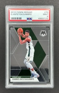 2019 Panini Mosaic #75 Giannis Antetokounmpo (Bucks) PSA 9 MINT NEW SLAB! - Imagen 1 de 2