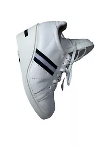 Linea Paolo Sneaker Kandis Wedge Striped Lace Up Leather Y2K 90s Sz 11M - Picture 1 of 18