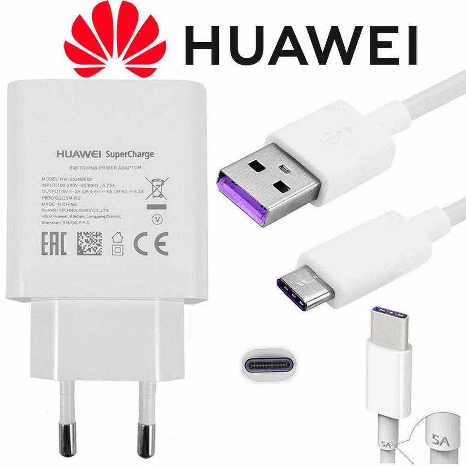 Cable USB tipo C original Huawei SuperCharge para Mate 20,20Pro,P20 Pro Honor 10 Foto 1 de 4