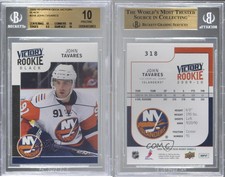 2009-10 Upper Deck Victory Black John Tavares #318 BGS 10 PRISTINE Rookie RC