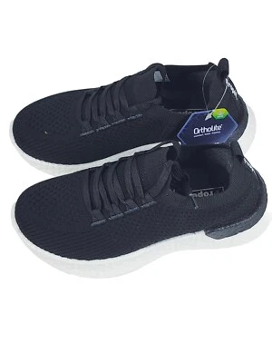 Propet 鞋女式 5 码 B10 Unite 一脚蹬黑色运动鞋 WAB002M 全新标签 — 第 1/4 张图片