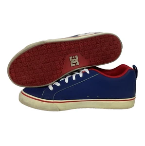 DC Court Vulc - Scarpe da skate basse da uomo taglia 10,5 - in pelle blu - 303181 - Foto 1 di 10