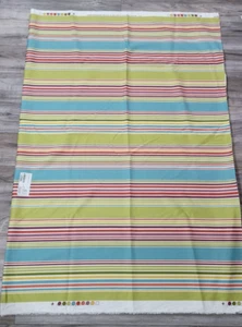 P Kaufmann Beach Umbrella Fiesta Striped Upholstery Fabric 2.1 yds - Picture 1 of 3