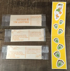Vintage Cereal Promo Disney Stickers Lot Of 4 - Picture 1 of 5