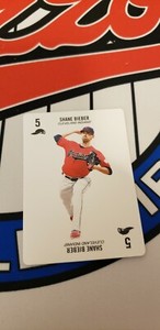 Shane Bieber 2020 Topps 52-Card Game by Kenny Mayne Series 2 - CLEVELAND INDIANS