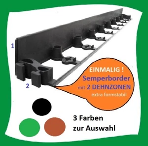 SemperBorder Rasenkante Randbefestigung Beeteinfassung Pflasterkante Mähkante - Bild 1 von 15
