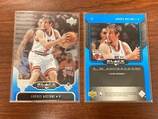 ANDRES NOCIONI 2004-05 UPPER DECK BLACK DIAMOND CHICAGO BULLS ROOKIE CARD #13