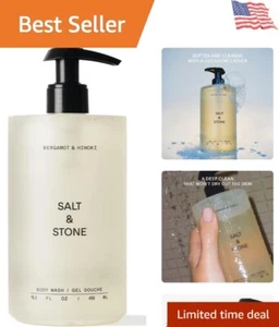 Natural Moisturizing Body Wash with Bergamot & Hinoki - 500g for Skin Bliss - Picture 1 of 11