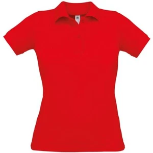 B&C Collection De Las Mujeres Safran Puro PW455 -Señoras Corto Manga Polo - Imagen 1 de 27