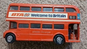 CORGI BTA Welcome to Britain roter Doppeldeckerbus 30 Marmorbogen Druckguss London - Bild 1 von 7