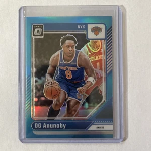 OG ANUNOBY 2024-25 DONRUSS OPTIC BASKETBALL AQUA KNICKS 7/225 - Picture 1 of 2