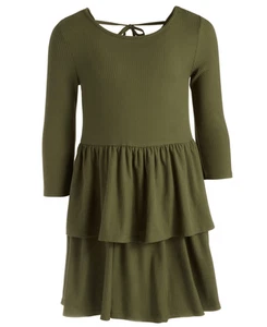 Epic Threads Toddler & Little Girls Ribbed-Knit Tiered Ruffle Dress, Created for - Picture 1 of 2