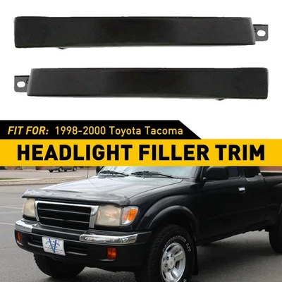 Juego de panel de relleno de faros de rejilla de parachoques delantero para Toyota Tacoma 98 99 2000 Foto 1 de 4