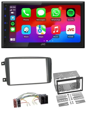 JVC Bluetooth 2DIN MP3 DAB USB Autoradio für Mercedes C-Klasse Vito CLK Viano - Bild 1 von 4