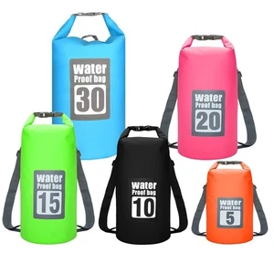Waterproof Dry Bag Roll Top for Boating, Camping, Snowboarding, Skiing, Kayaking - Picture 1 of 23