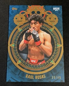 2024 Topps Noche UFC - RAUL ROSAS /49 #7D - Picture 1 of 2