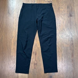 Fabletics Pants Mens XL Black Lightweight The Only Pant Slim Performance Stretch - Picture 1 of 12