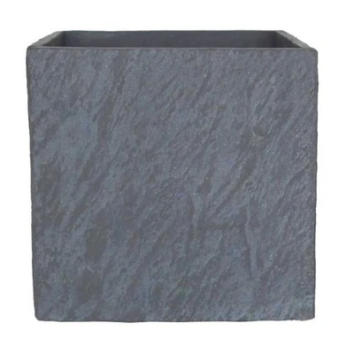 TrendLine Pflanztopf Schieferoptik 35 x 35 x 35 cm Blumentopf Pflanzbehälter - Bild 1 von 2