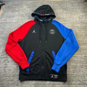 Sudadera con Capucha Jordan Para Hombre Mediana Negra PSG Cremallera Completa Paris Saint Germain - Imagen 1 de 10