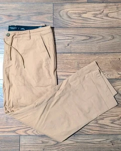 ROARK PANTALÓN UTILITARIO ESCALA HOMBRE AJUSTE RELAJADO J BOLSILLO MOSCA Beige TALLA CINTURA 38 " - Imagen 1 de 11