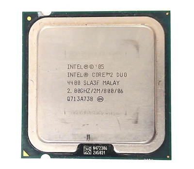 Intel Core 2 Duo 4400 SLA3F MALAY 2.00GHz/2MB/800/06   Q713A738 - Image 1 of 3