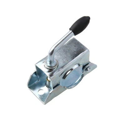 48mm Anhänger Klemmschelle Abstellstütze Stützrad Halter Verzinkt Stützradhalter - Bild 1 von 4